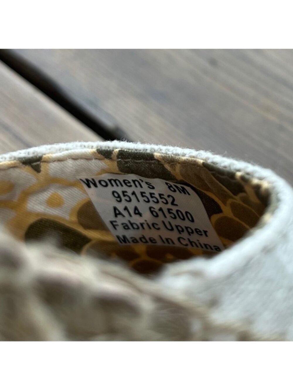 Sperry Hope Flats Espadrilles Womens 8 Cream Canvas Upper - Picture 7 of 9